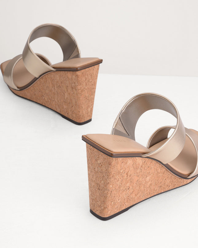 Strappy Wedge Sandals