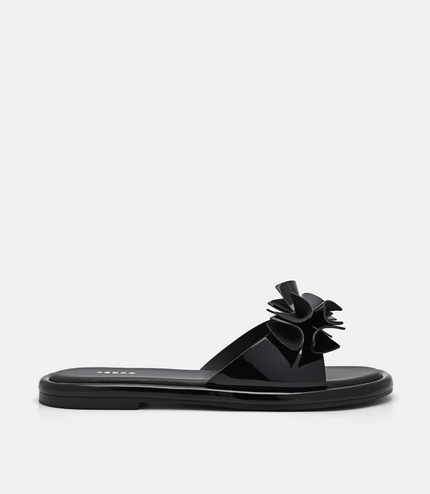 Stella Bow Sandals - Black