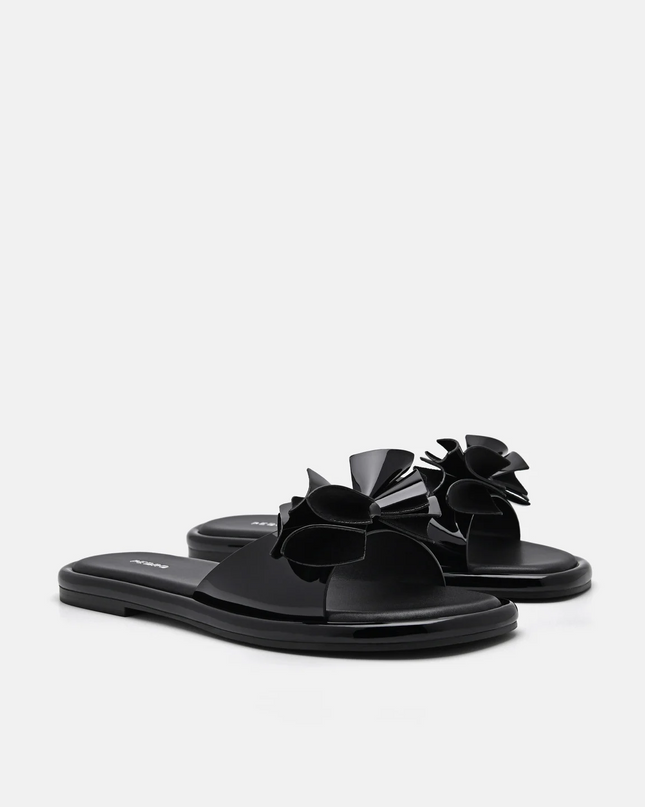 Stella Bow Sandals - Black