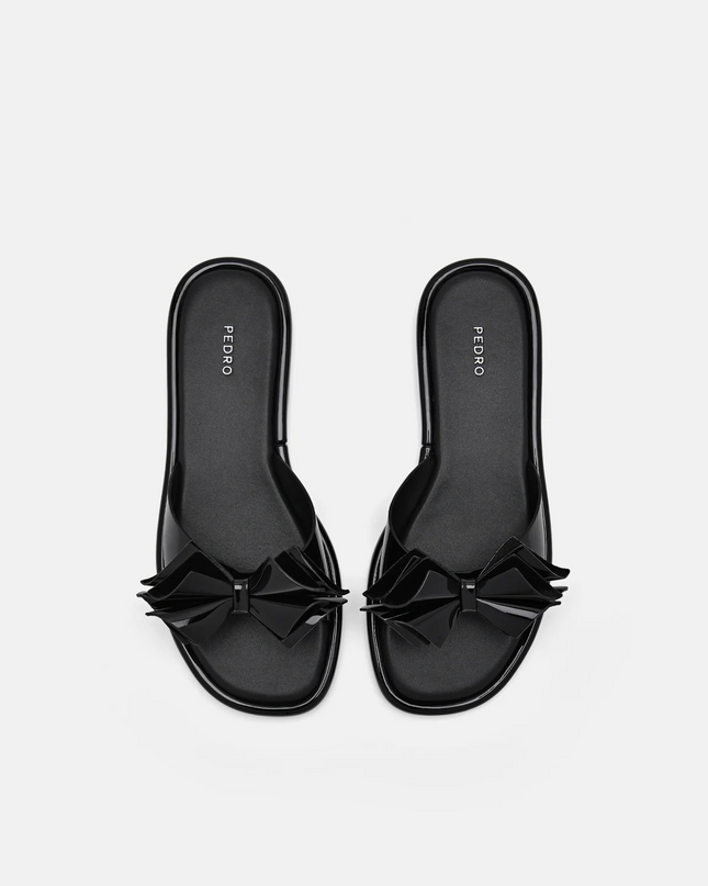 Stella Bow Sandals - Black