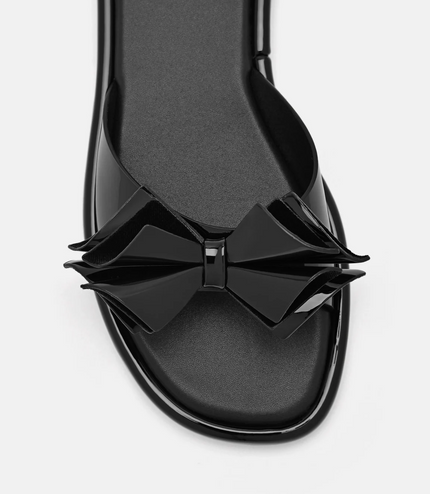 Stella Bow Sandals - Black