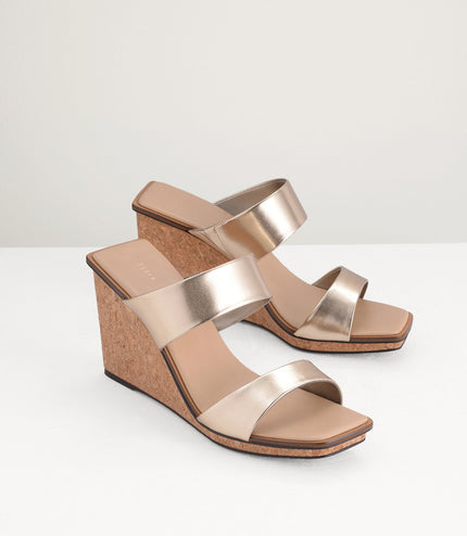 Strappy Wedge Sandals
