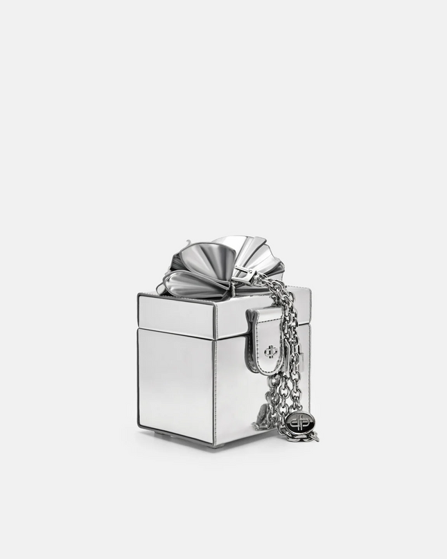 Stella Mini Clutch Bag - Silver