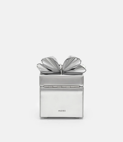 Stella Mini Clutch Bag - Silver