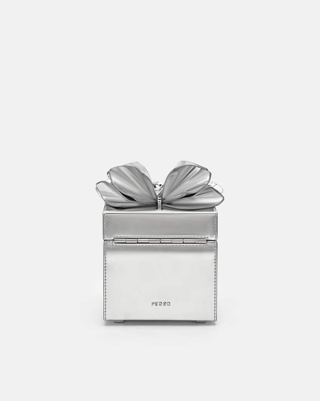 Stella Mini Clutch Bag - Silver