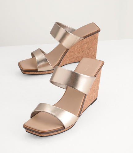 Strappy Wedge Sandals