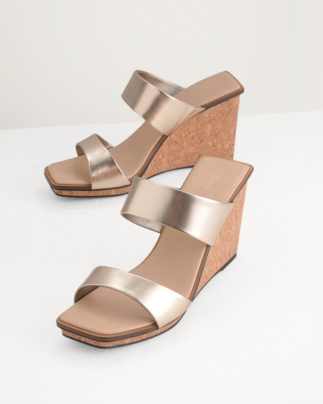 Strappy Wedge Sandals