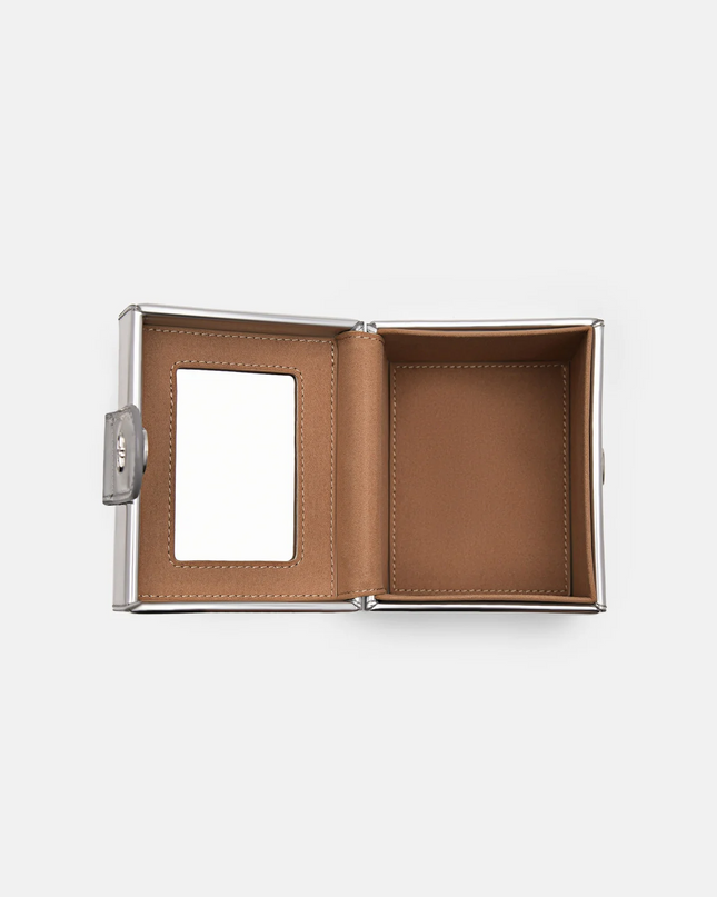 Stella Mini Clutch Bag - Silver