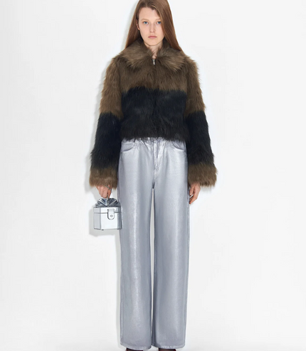Stella Mini Clutch Bag - Silver