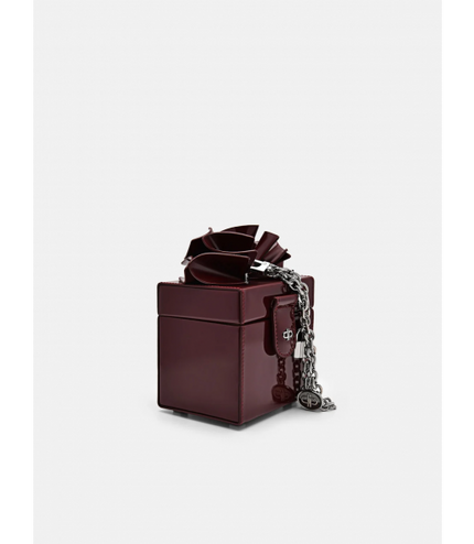 Stella Mini Clutch Bag - Wine