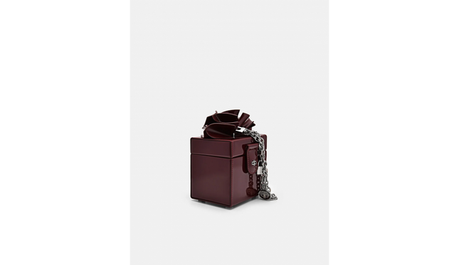 Stella Mini Clutch Bag - Wine
