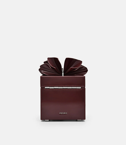 Stella Mini Clutch Bag - Wine