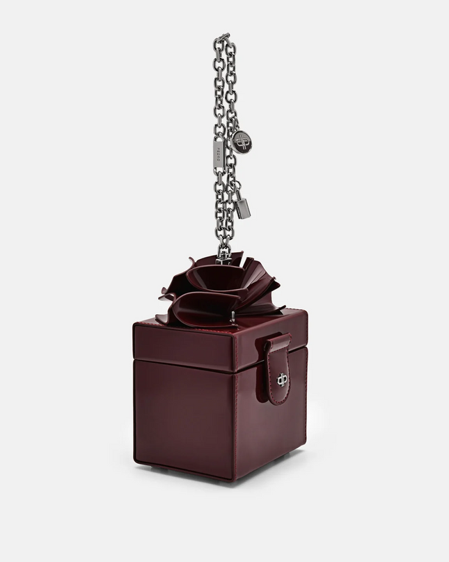 Stella Mini Clutch Bag - Wine