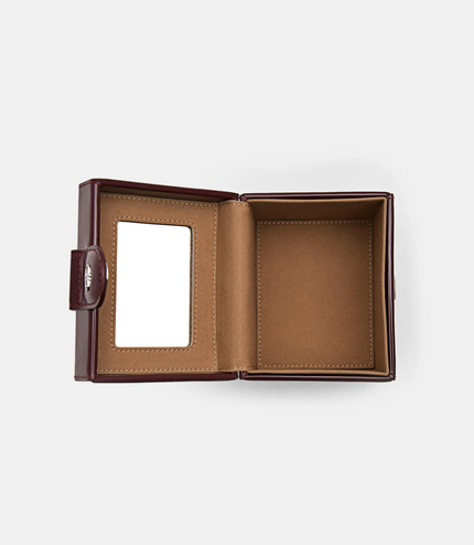 Stella Mini Clutch Bag - Wine