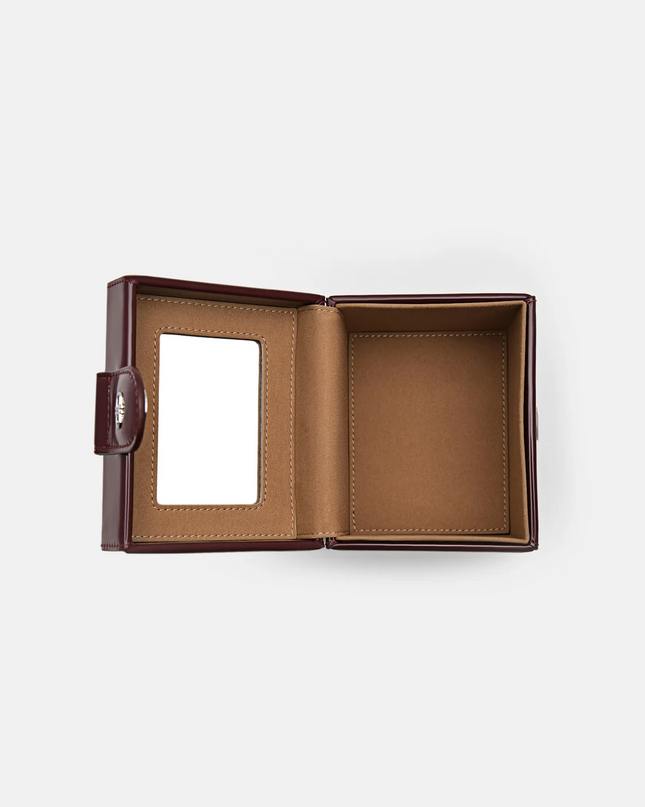 Stella Mini Clutch Bag - Wine