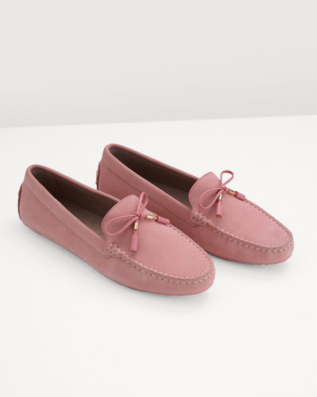 Leather Bow Moccasins