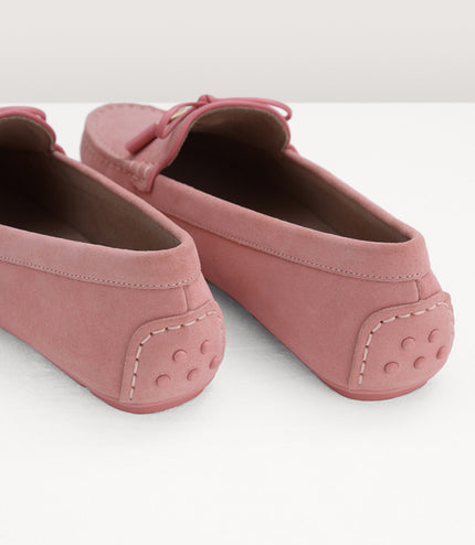 Leather Bow Moccasins