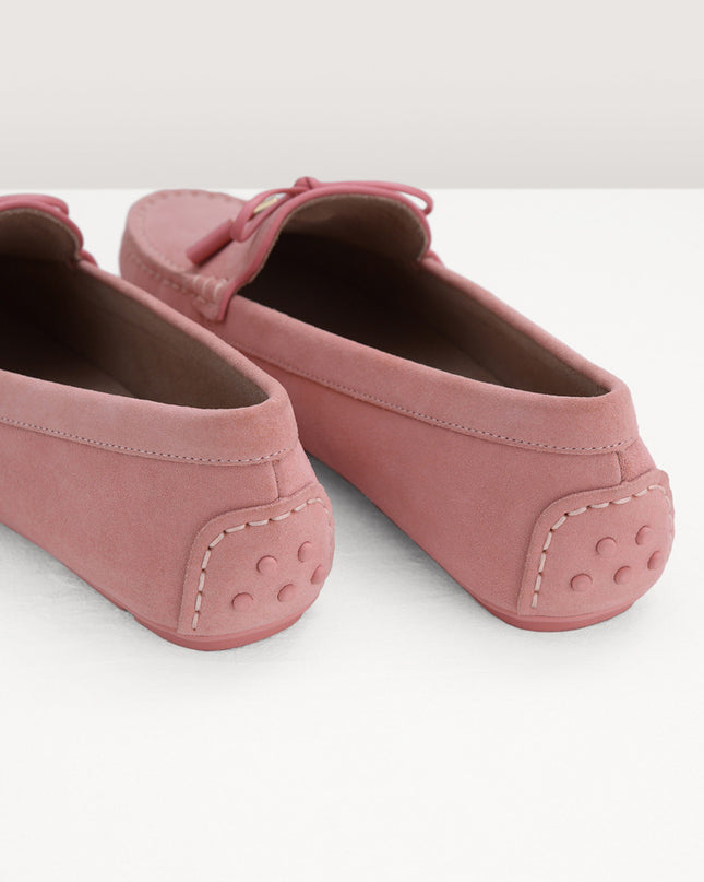 Leather Bow Moccasins