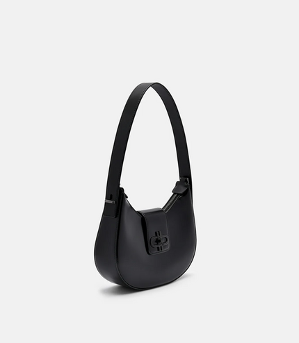 PEDRO Icon Leather Hobo Bag - Black