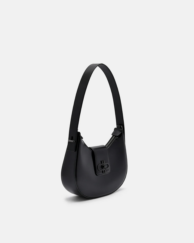 PEDRO Icon Leather Hobo Bag - Black