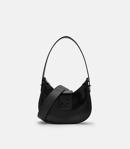 PEDRO Icon Leather Hobo Bag - Black