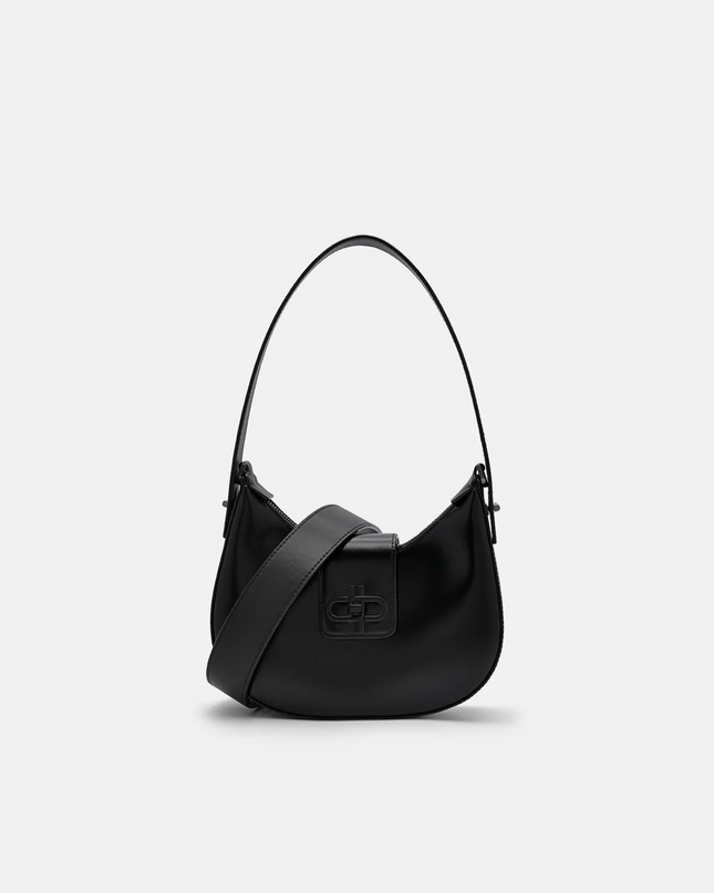 PEDRO Icon Leather Hobo Bag - Black