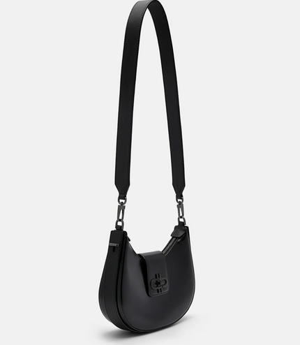 PEDRO Icon Leather Hobo Bag - Black