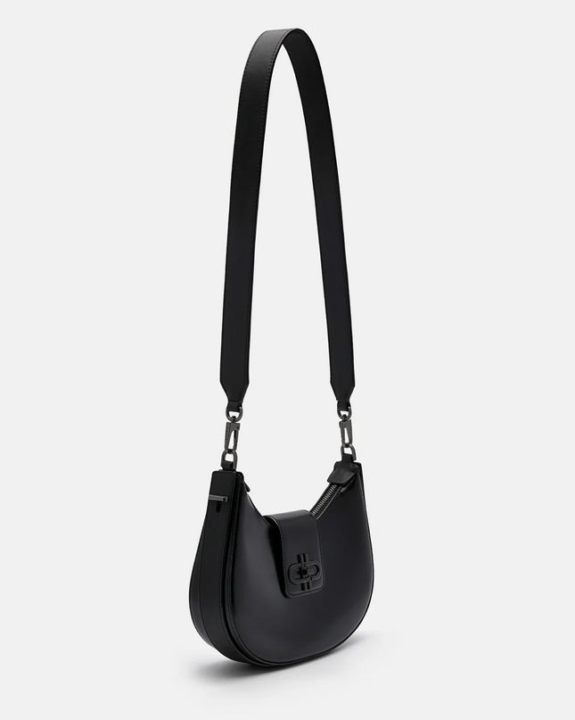 PEDRO Icon Leather Hobo Bag - Black