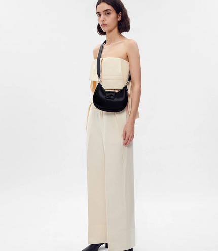 PEDRO Icon Leather Hobo Bag - Black