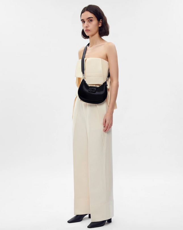 PEDRO Icon Leather Hobo Bag - Black