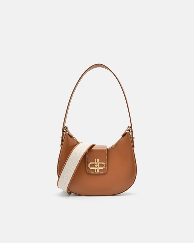 PEDRO Icon Leather Hobo Bag - Cognac