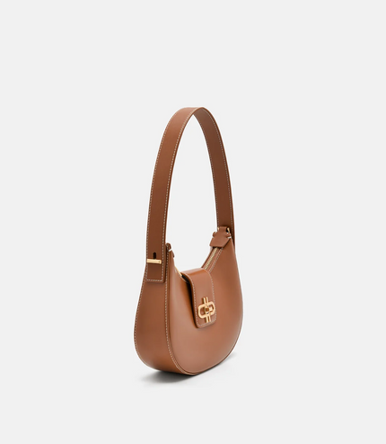 PEDRO Icon Leather Hobo Bag - Cognac