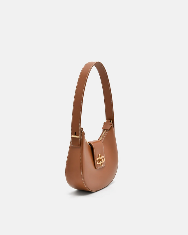 PEDRO Icon Leather Hobo Bag - Cognac