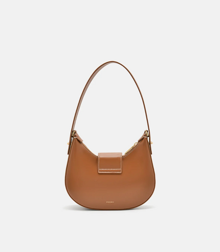 PEDRO Icon Leather Hobo Bag - Cognac