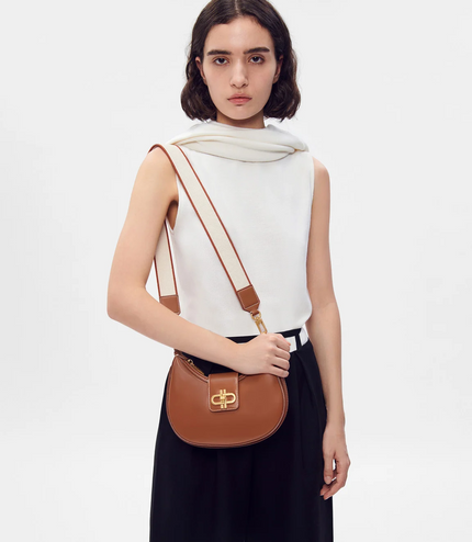 PEDRO Icon Leather Hobo Bag - Cognac