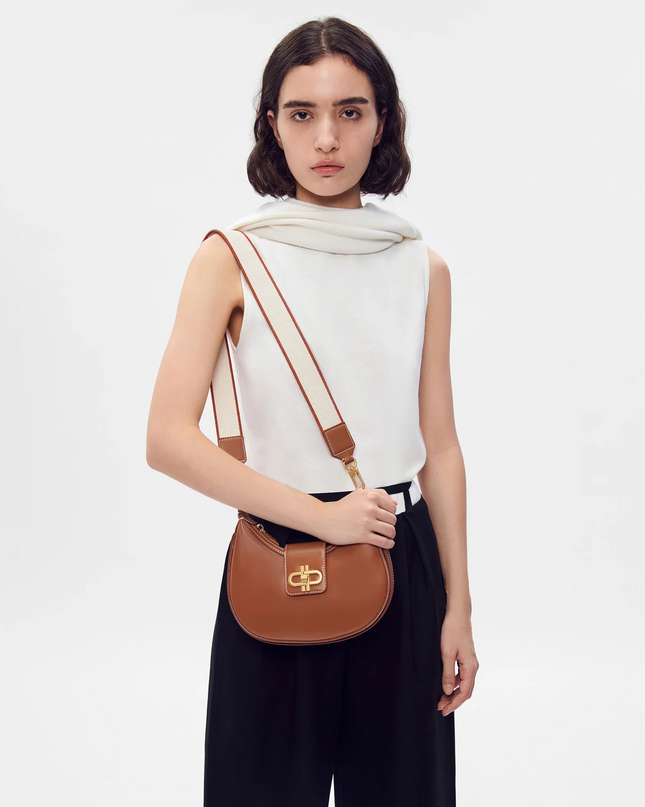 PEDRO Icon Leather Hobo Bag - Cognac