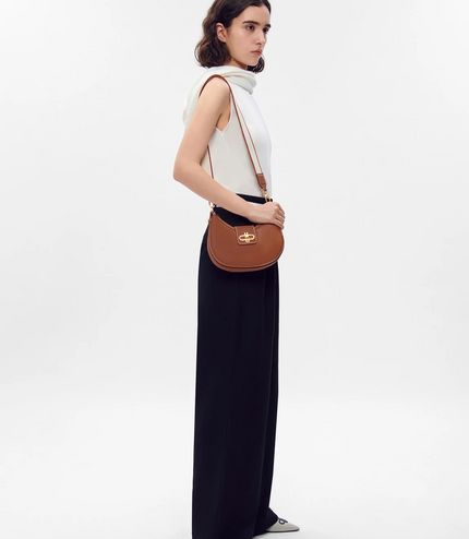 PEDRO Icon Leather Hobo Bag - Cognac