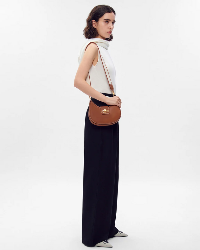 PEDRO Icon Leather Hobo Bag - Cognac
