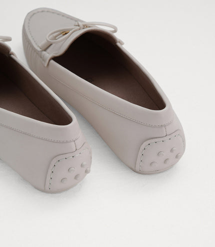Leather Bow Moccasins