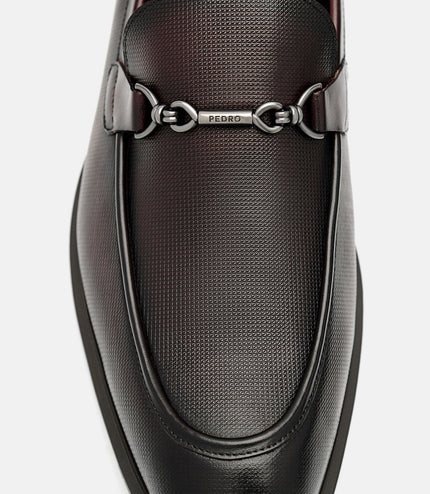 Altitude Lightweight Leather Horsebit Loafers - Dark Brown