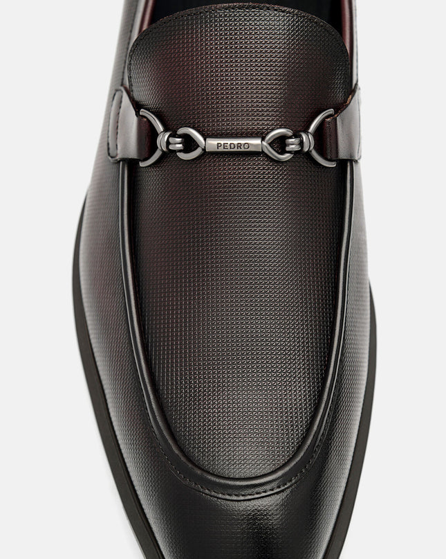 Altitude Lightweight Leather Horsebit Loafers - Dark Brown