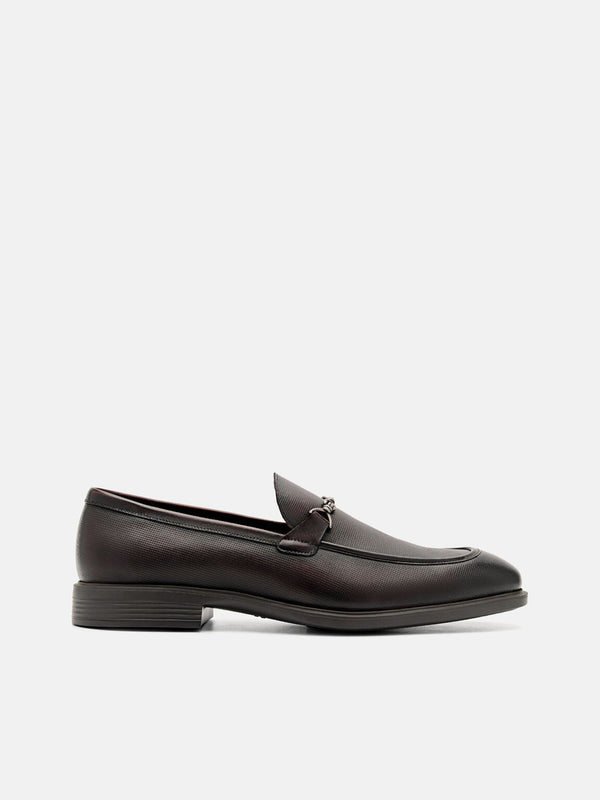 Altitude Lightweight Leather Horsebit Loafers - Dark Brown