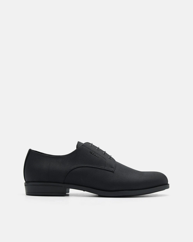 Altitude Lightweight Nylon Derby Shoes - Black