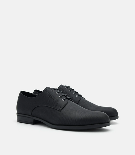 Altitude Lightweight Nylon Derby Shoes - Black