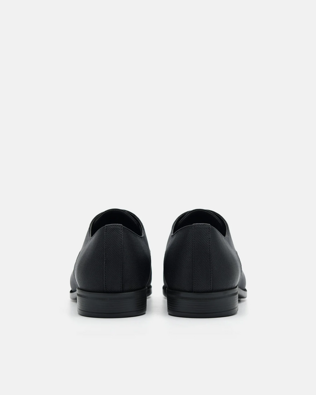 Altitude Lightweight Nylon Derby Shoes - Black