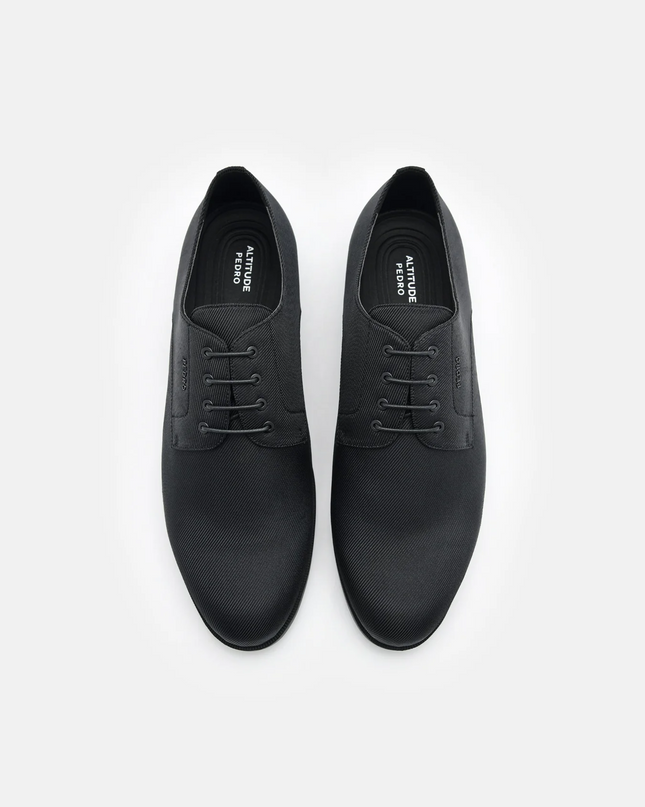 Altitude Lightweight Nylon Derby Shoes - Black