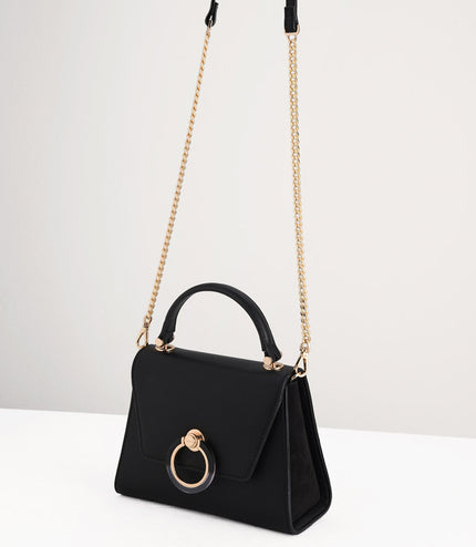 Structured Top Handle Bag