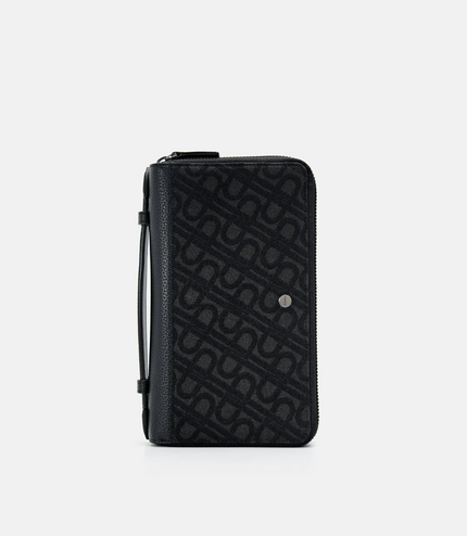 PEDRO Icon Leather Travel Organizer - Black