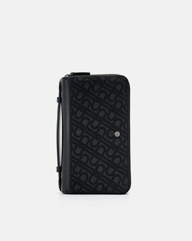 PEDRO Icon Leather Travel Organizer - Black