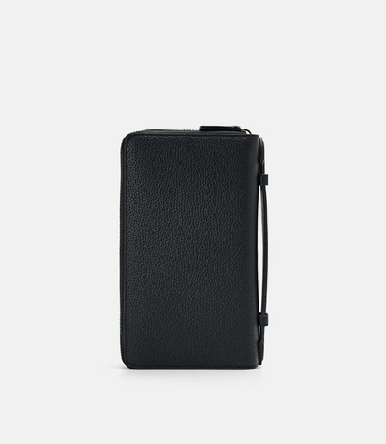 PEDRO Icon Leather Travel Organizer - Black